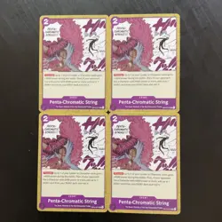 One Piece Card Game OP14-077 Penta-Chromatic String Event Card English x4 - Image 1