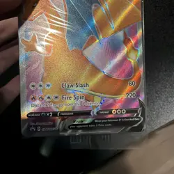 Charizard V SWSH050 Ultra Rare Full Art Pokemon Champions Path Promo Card Sealed - Image 4