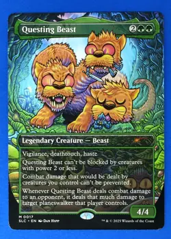 MTG Questing Beast Secret Lair Encyclopedia Single Card Magic 0017 MYTHIC - Image 1