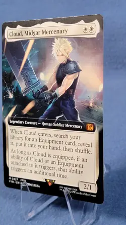 Cloud Midgar Mercenary EXTENDED ART #427 NM/M Final Fantasy MTG Non Foil 🔮 - Image 4