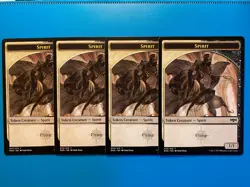 MTG 4x Spirit Token # 10 Ravnica Allegiance Magic the Gathering x4 NM - Image 1