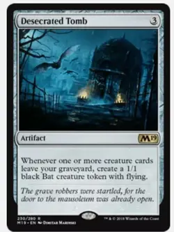 Desecrated Tomb - Core Set 2019 - Image 1