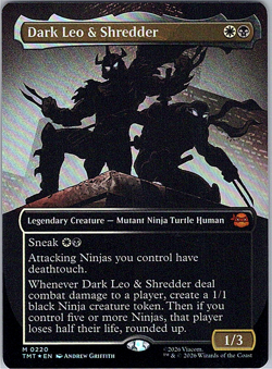 Dark Leo & Shredder - Foil - English Magic the Gathering - Image 1