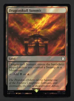 Dragonskull Summit (Surge Foil) (R) 0789 - MTG Universes Beyond: Fallout (PIP) - Image 1