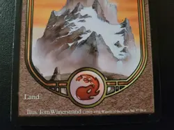 MTG Mountain 1998 Unglued UGL Full Art Basic Land LP Tom Wanerstrand Magic The G - Image 4