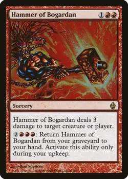 Hammer of Bogardan FOIL Deck Series: Fire and Lightning Magic: The Gathering NM - Image 1