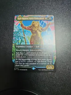 Sab-Sunen, Luxa Embodied (Borderless) Aetherdrift #354 Mythic Rare God Creature - Image 1
