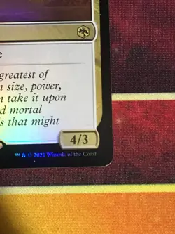 C6700 MTG MAGIC FORGOTTEN REALMS ADULT GOLD DRAGON #216 FOIL MP RARE - Image 5