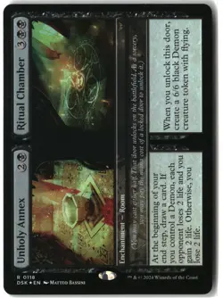 MTG Unholy Annex // Ritual Chamber [DSK - 118] LP Foil 2-65 - Image 1