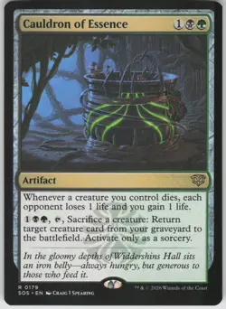 MTG Cauldron of Essence NM Secrets of Strixhaven Magic 179 - Image 1