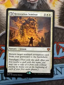 Restoration Seminar - MTG - Secrets Of Strixhaven - Regular, NM - Image 1