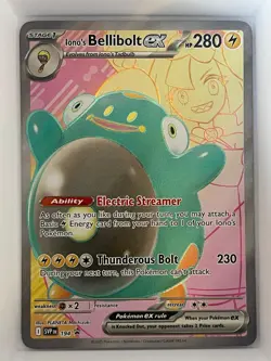 Iono's Bellibolt ex 194 Holo Promo Scarlet & Violet Promo Pokemon NM - Image 1