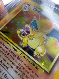 Pokemon Charizard Base Set Unlimited Holo Rare #4 BGS 8.5 - Image 4