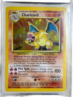 Pokemon Charizard Base Set Unlimited Holo Rare #4 BGS 8.5 - Image 5