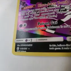 Koffing 243/236 Cosmic Eclipse 2019 Secret Rare Full Art Holo Pokemon Card - NM - Image 3