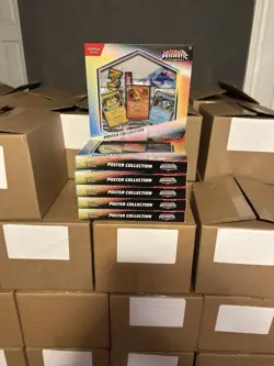 Pokemon Scarlet & Violet 8.5 Prismatic Evolutions Poster Collection (Lot of 6) - Image 2