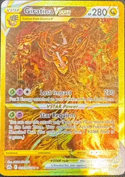 Giratinia VStar # GG69 Single NM Crown Zenith Galarian Gallery Pokemon TCG - Image 1