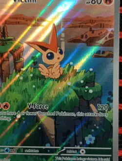 Victini 208 SV: Scarlet & Violet Black Star💥 Promo Illustration Rare Pokemon NM - Image 5