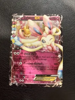 Pokemon Sylveon EX Ultra Rare Full Art Holo RC21/RC32 Generations - Image 1