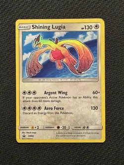 Shining Lugia SM82 Holo Rare (2017) Sun & Moon Shining Legends Promo Pokemon HP - Image 1