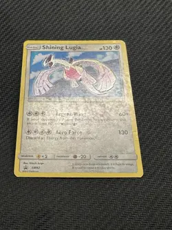 Shining Lugia SM82 Holo Rare (2017) Sun & Moon Shining Legends Promo Pokemon HP - Image 2