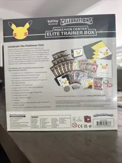 Pokemon Center Celebrations Elite Trainer Box ETB 25th Anniversary SEALED PC 820650809866 - Image 3