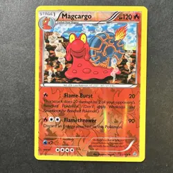 Pokemon TCG Magcargo 23/160 XY Primal Clash Uncommon Reverse Holo 2015 - Image 1