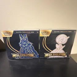 Pokemon TCG Mega Evolution Lucario & Gardevoir Elite Trainer Box Lot 2 English - Image 1