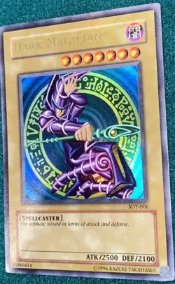 Yugioh Dark Magician Sdy Nm-vlp Slight Holo Bleed - Image 4