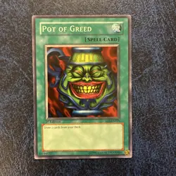 Pot of Greed #SD3-EN019 Yugioh 1st Edition NM - Image 1