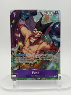 One Piece Foxy OP07-071 Parallel Alt Art - 500 Years in the Future NM ENGLISH - Image 1