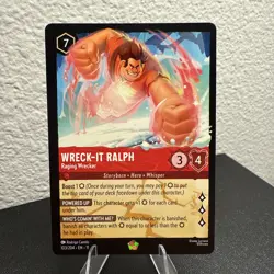 Wreck-It Ralph Raging Wrecker 103/204 Winterspell Legendary Disney Lorcana TCG - Image 1