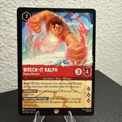 Wreck-It Ralph Raging Wrecker 103/204 Winterspell Legendary Disney Lorcana TCG - Image 2