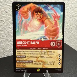 Wreck-It Ralph Raging Wrecker 103/204 Winterspell Legendary Disney Lorcana TCG - Image 3