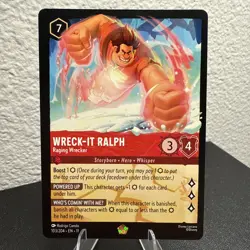 Wreck-It Ralph Raging Wrecker 103/204 Winterspell Legendary Disney Lorcana TCG - Image 4