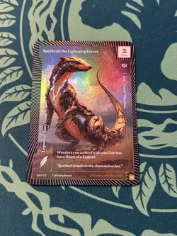 Sparktail The Lightning Ferret M Wonders Of The First Legendary Story Token Foil - Image 1