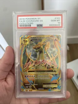 Pokemon TCG XY Evolutions 2016 Charizard EX #101/108 FA/M PSA 10 - Image 1