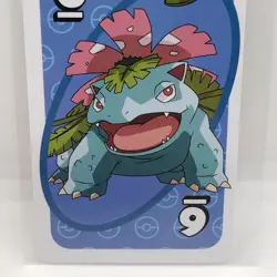 Venusaur Blue #6 Pokemon Mattel Japanese UNO Card NM/MINT - Image 3