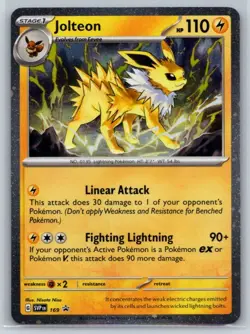 Jolteon - (Cosmos Holo) Holo Rare SV: Scarlet & Violet Promo Cards 169 NM - Image 1
