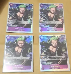 One Piece TCG ST18 Zoro-Juurou Lot (4 Cards) - Image 1