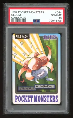 Pokemon Japanese Carddass 1997 044 Gloom Card 44 Bandai PSA 10 79944108 - Image 1