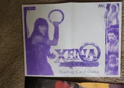 XENA WARRIOR PRINCESS Trading Card Game TCG Wizards Of The Coast PROMO POSTER - Image 2
