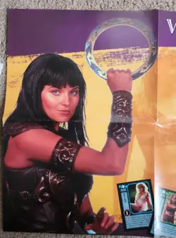 XENA WARRIOR PRINCESS Trading Card Game TCG Wizards Of The Coast PROMO POSTER - Image 3