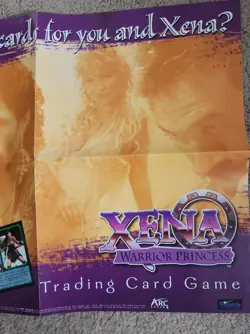 XENA WARRIOR PRINCESS Trading Card Game TCG Wizards Of The Coast PROMO POSTER - Image 5