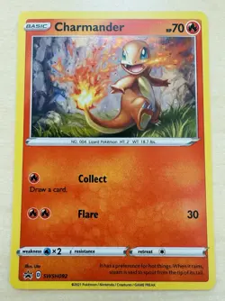 Charmander SWSH092 - Sword & Shield Black Star Promo Pokemon Card TCG (NM) - Image 1