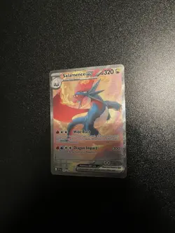 Pokemon TCG Salamance EX 187/159 Journey Together Card - Image 2