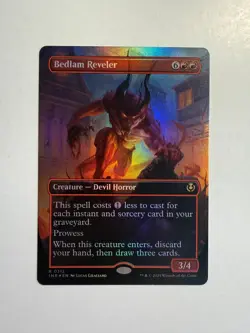 Bedlam Reveler (Borderless) 312 MTG Innistrad Remastered Foil - Image 1