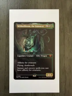 MTG Witherbloom, the Balancer (Borderless) NM Secrets of Strixhaven Magic 288 - Image 1
