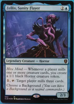 Zellix Sanity Flayer FOIL Commander Legends Baldur's Gate NM (515183) ABUGames - Image 1