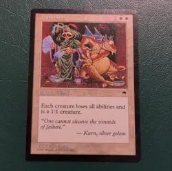 Wizards of the Coast Humility MTG Tempest White Enchantment Rare 1997 Foglio - Image 2